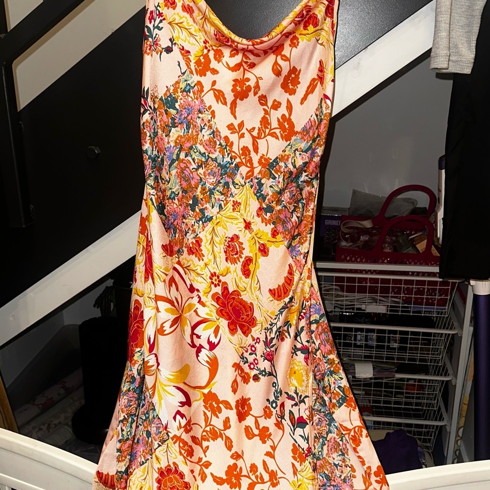 SHEIN Multicolor Floral Mini Dress